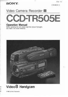 Blaupunkt CCR 835 Hi manual. Camera Instructions.